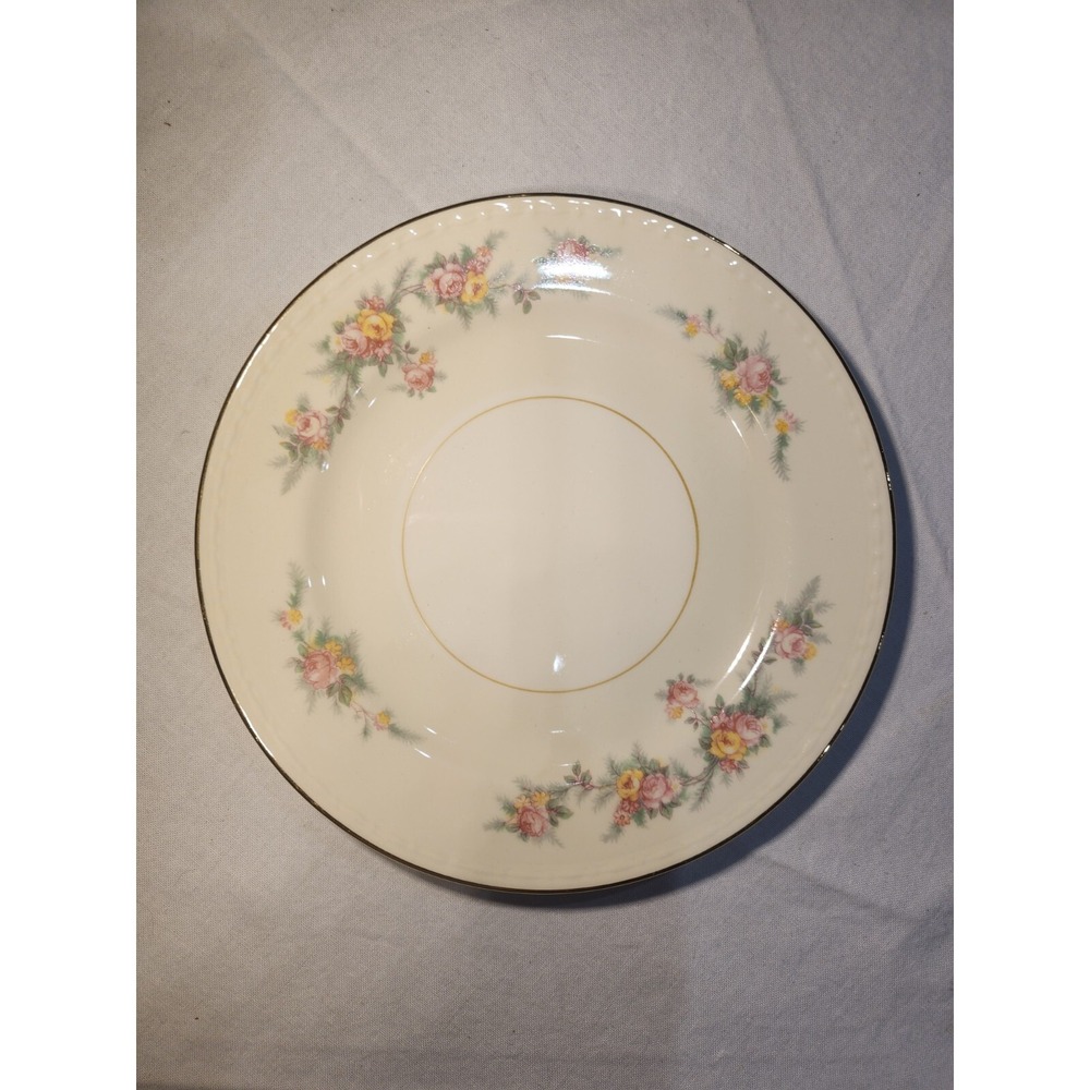 One -Vintage Homer Laughlin Eggshell GEORGIAN -L51N5 Dessert Plate Made In USA